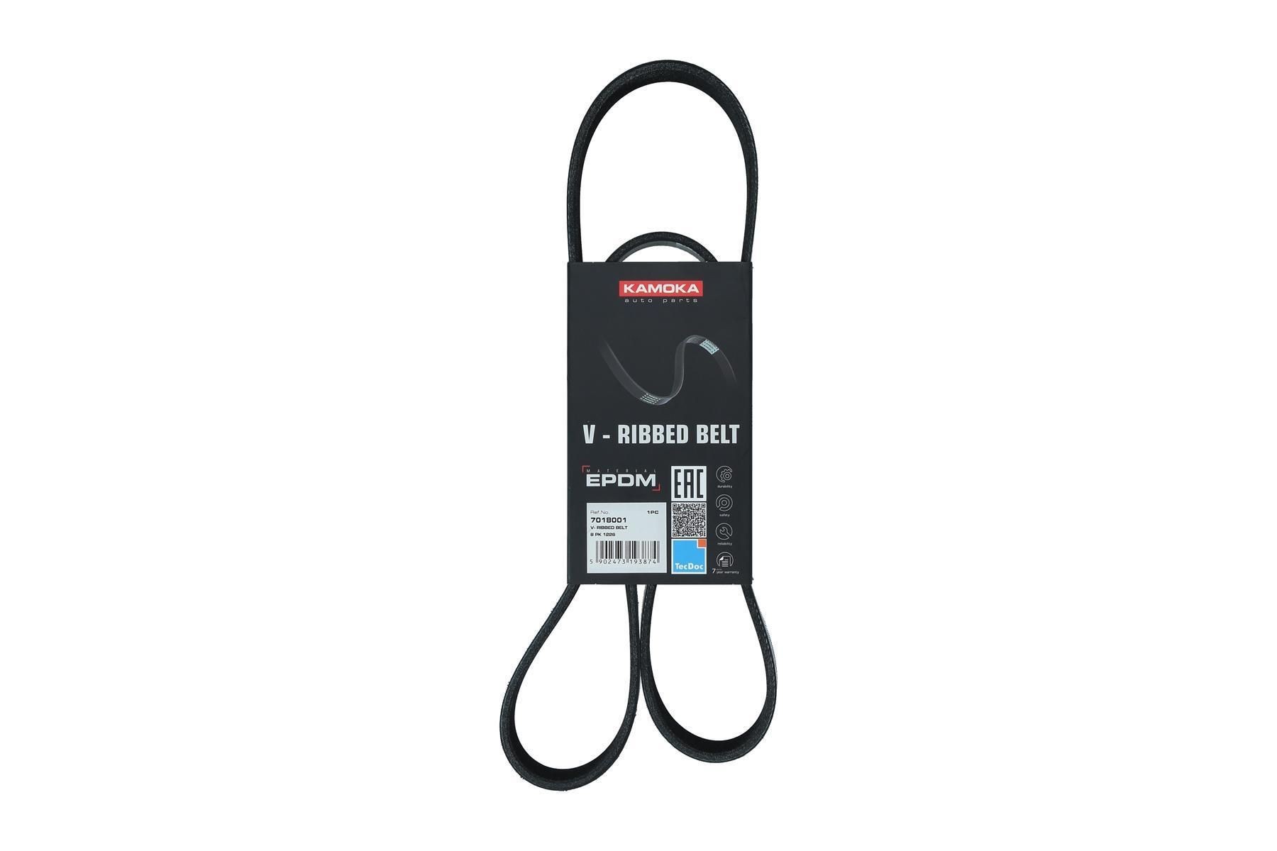 KAMOKA Serpentine belt Article number: 7018001 cheaply