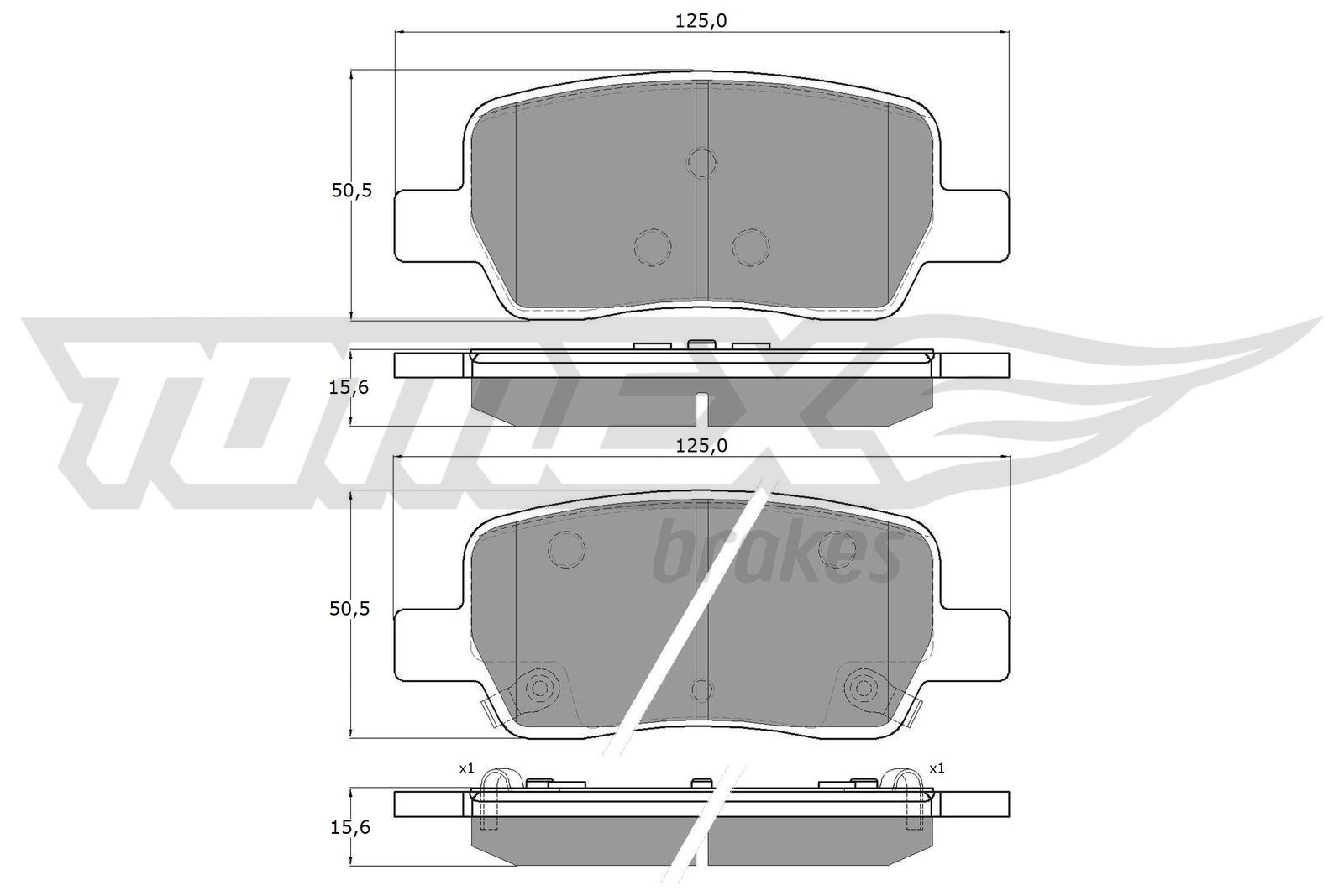 TOMEX brakes Brake pad set Article number: TX 60-19 cheaply