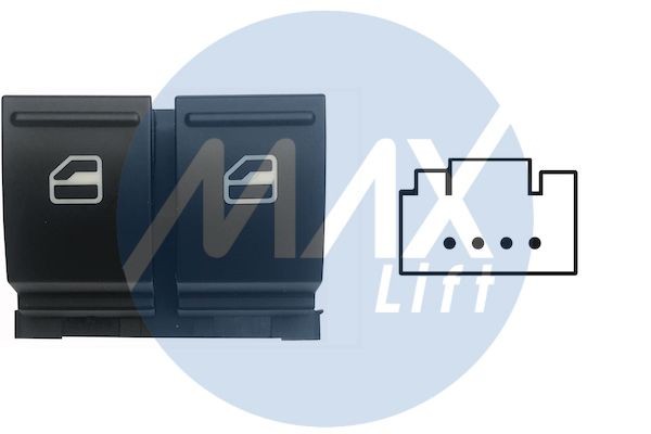 MAX Window switch Article number: SVW108 cheaply