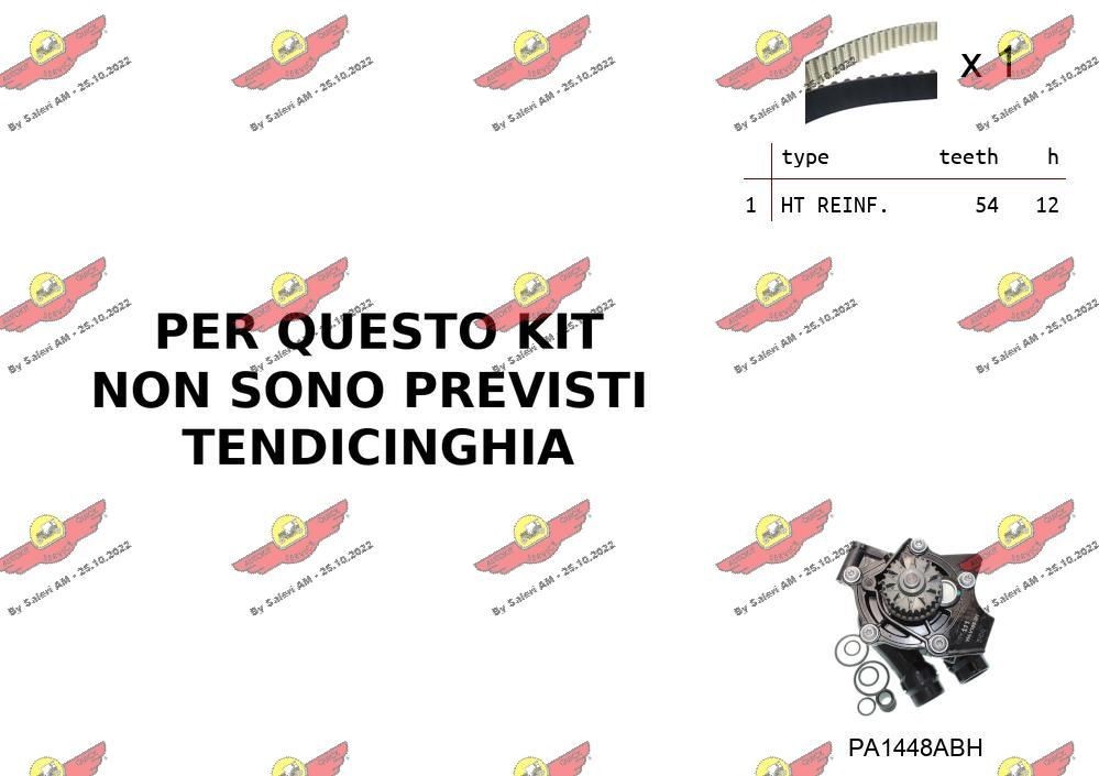AUTOKIT Water pump and timing belt kit Article number: 04.5B05PA2 cheaply