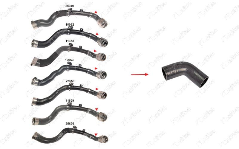 NIFEA Charger intake hose Article number: 11428 cheaply