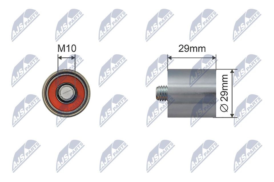 NTY Tensioner pulley Article number: RNK-AU-081 cheaply
