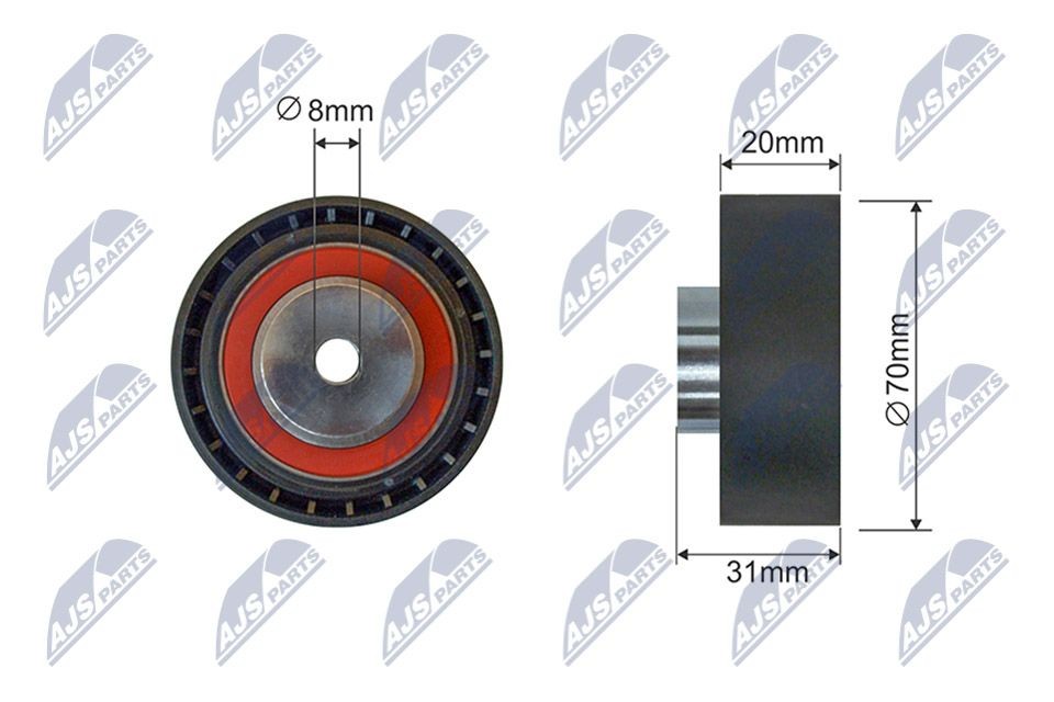 NTY Tensioner pulley Article number: RNK-HD-030 cheaply