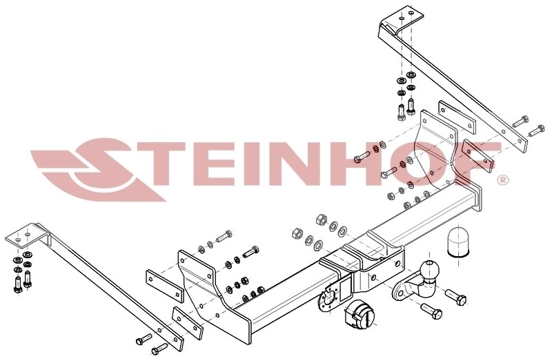 STEINHOF Anhængertræk Varenummer: R-082 billige
