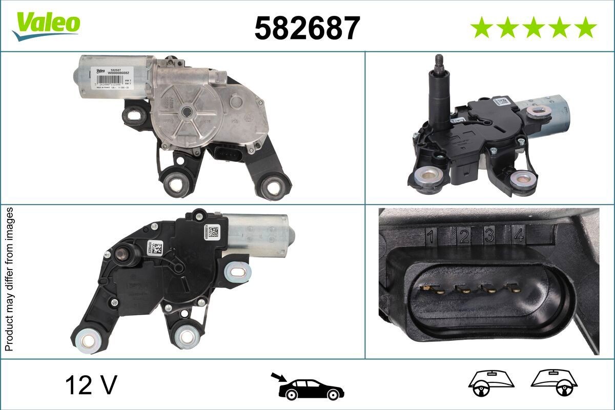 VALEO Wiper motor Article number: 582687 cheaply