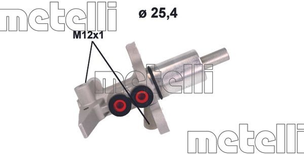 METELLI Peapiduri silinder Artikli number: 05-1195 soodsalt
