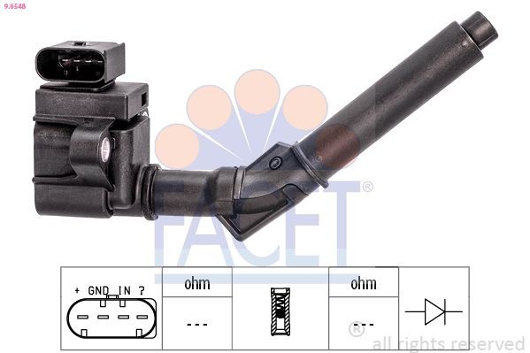 FACET Ignition coil Article number: 9.6548 cheaply