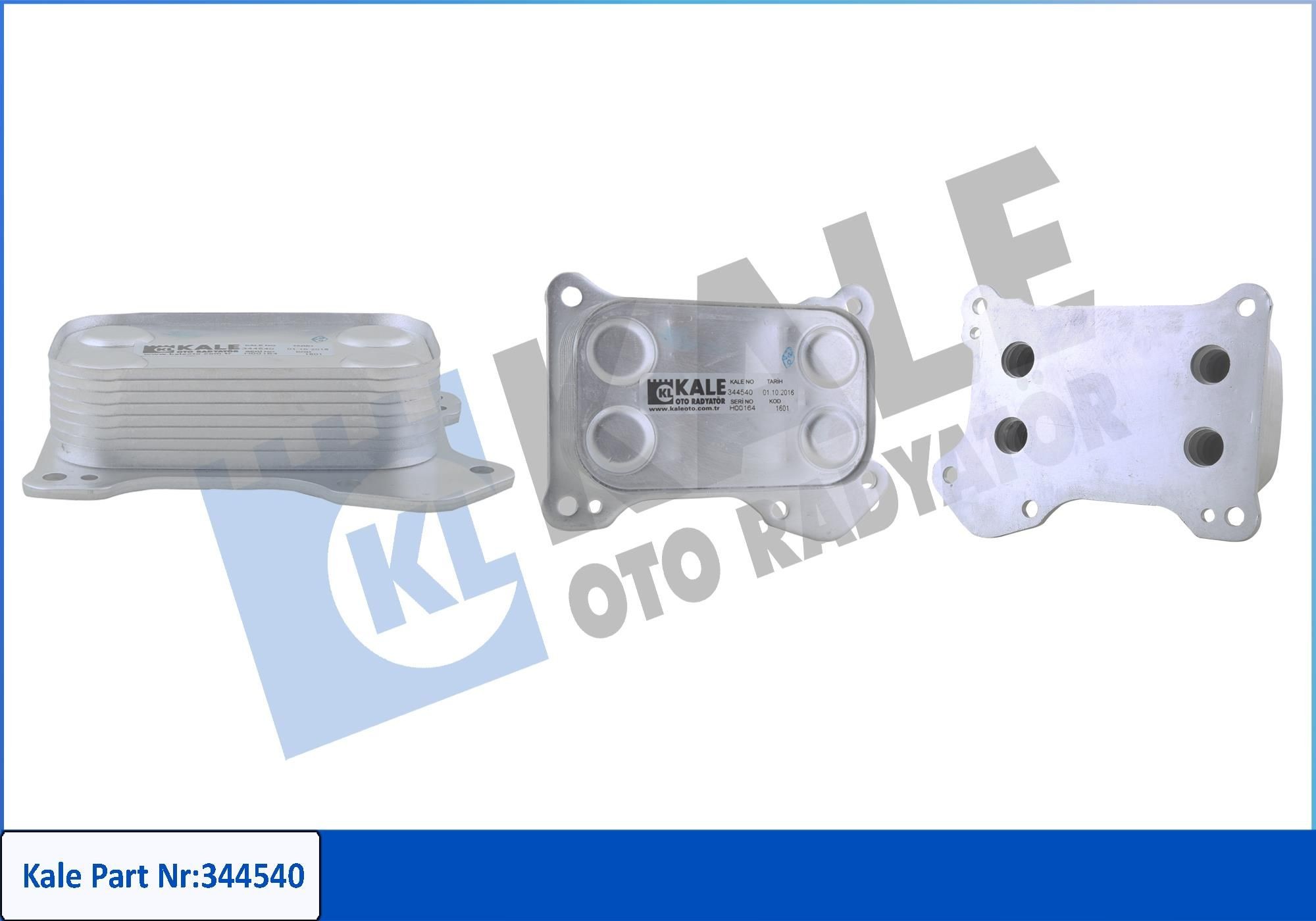 KALE OTO RADYATOR Engine oil cooler Article number: 344540 cheaply