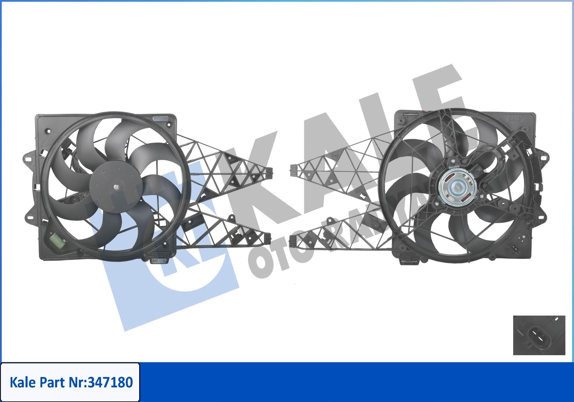 KALE OTO RADYATOR Fan, radiator Article number: 347180 cheaply