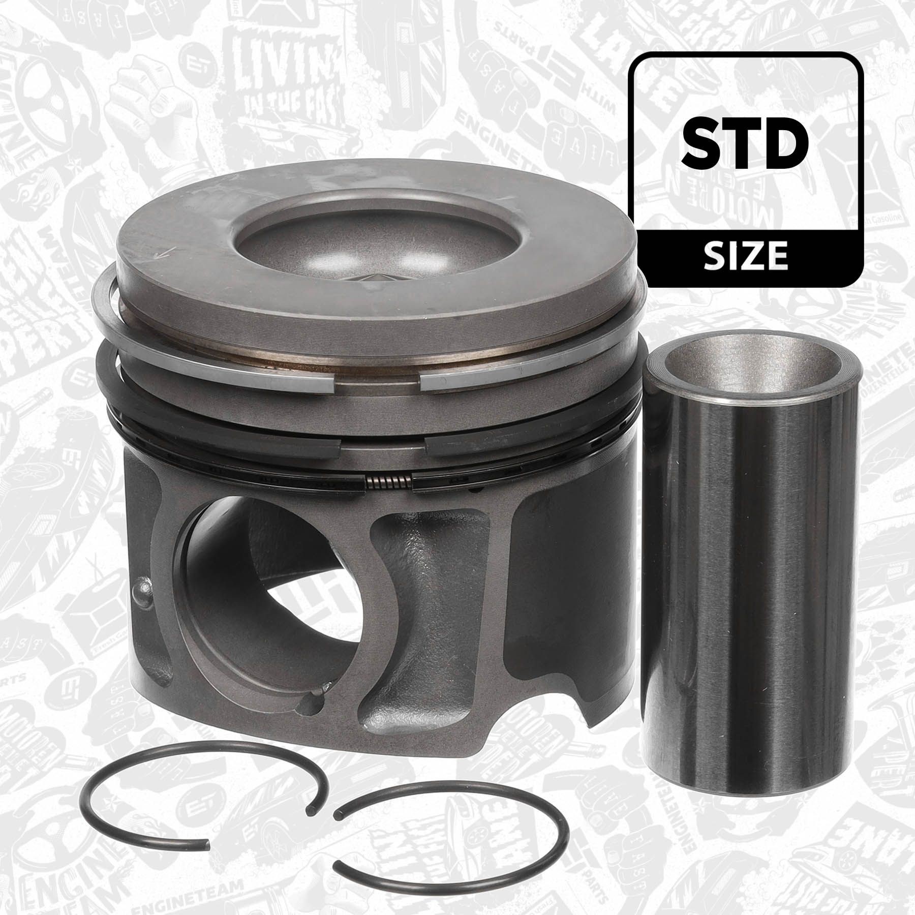 ET ENGINETEAM Piston Article number: PM013600 cheaply