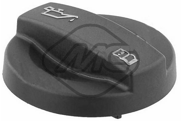 Metalcaucho 38376 Låg, oliepåfyldningsstuds TIGUAN 1.4 TSI E100 Flex 150 HK Benzin/Ethanol