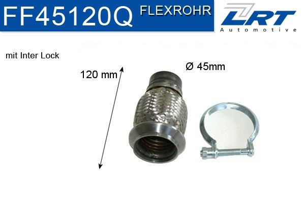 LRT Flex Hose, exhaust system Article number: FF45120Q cheaply