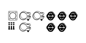 HJS Exhaust mounting kit Article number: 82 11 1054 cheaply