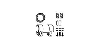 HJS Mounting Kit, catalytic converter Article number: 82 11 2240 cheaply