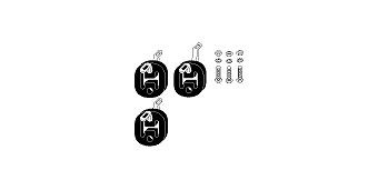 HJS Exhaust mounting kit Article number: 82 11 2345 cheaply