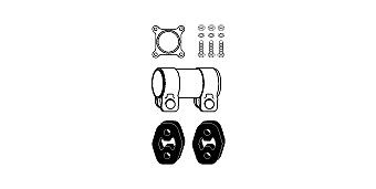 HJS Mounting Kit, catalytic converter Article number: 82 11 3232 cheaply