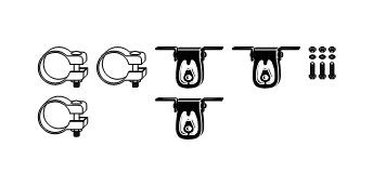 HJS Exhaust mounting kit Article number: 82 11 4507 cheaply