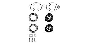 HJS Mounting Kit, catalytic converter Article number: 82 14 1875 cheaply