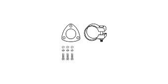 HJS Mounting Kit, catalytic converter Article number: 82 14 1894 cheaply