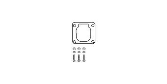 HJS Mounting Kit, catalytic converter Article number: 82 15 6592 cheaply