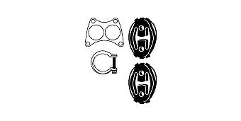 HJS Mounting Kit, catalytic converter Article number: 82 21 3142 cheaply