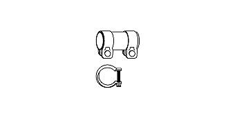 HJS Mounting Kit, catalytic converter Article number: 82 22 4457 cheaply