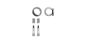 HJS Mounting Kit, catalytic converter Article number: 82 22 4463 cheaply