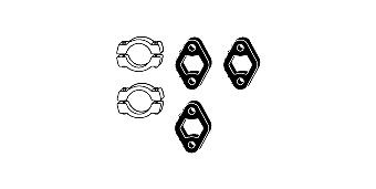 HJS Exhaust mounting kit Article number: 82 22 4609 cheaply