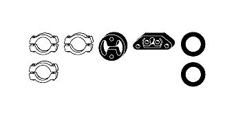 HJS Exhaust mounting kit Article number: 82 23 4319 cheaply