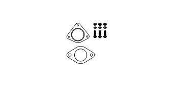 HJS Mounting Kit, catalytic converter Article number: 82 23 4442 cheaply