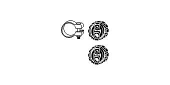 HJS Exhaust mounting kit Article number: 82 32 3517 cheaply