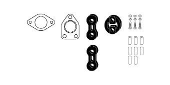HJS Exhaust mounting kit Article number: 82 45 7803 cheaply