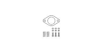 HJS Mounting Kit, catalytic converter Article number: 82 45 7864 cheaply