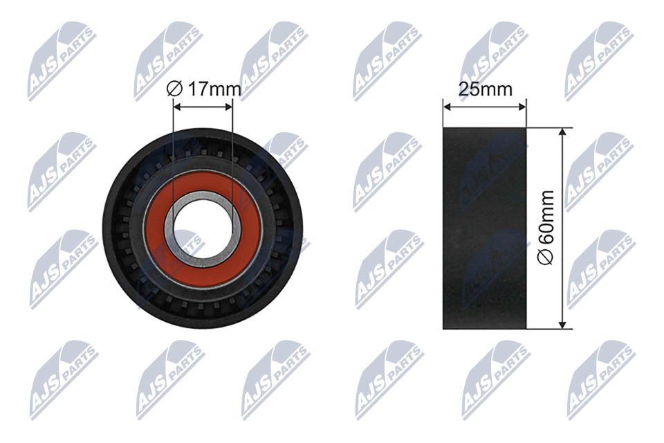 NTY Tensioner pulley Article number: RNK-MZ-013A cheaply