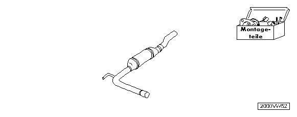 HJS Retrofit Kit, catalytic converter Article number: 90 11 1504 cheaply