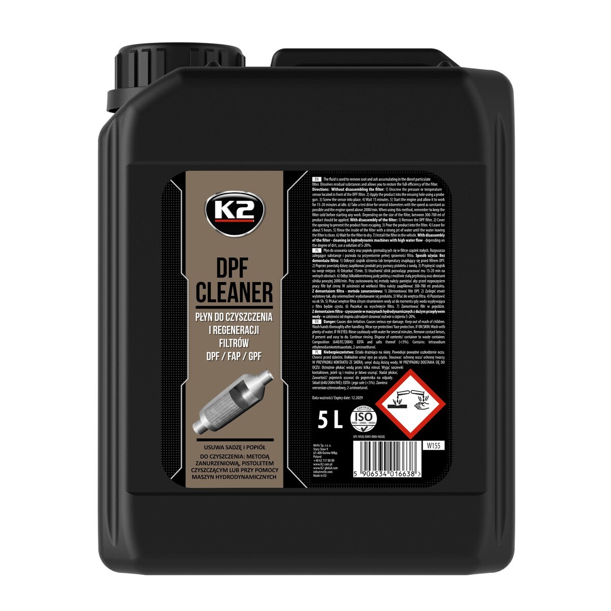 K2 Soot / Particulate Filter Cleaning Article number: W155 cheaply