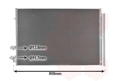 VAN WEZEL Air conditioning condenser Article number: 58015710 cheaply