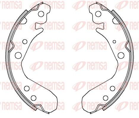 REMSA Brake Shoe Set Article number: 4483.00 cheaply