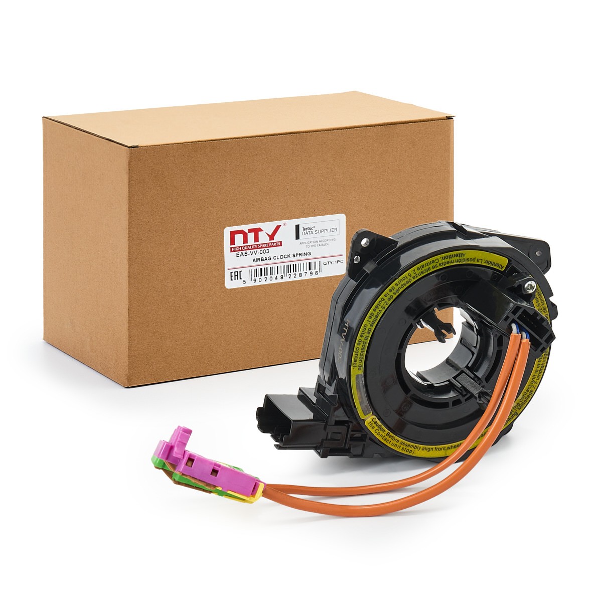 NTY EAS-VV-003 Clockspring, airbag S60 4.0 T5 250 PS Petrol 2010