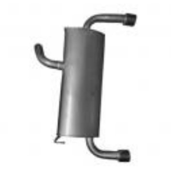 IZAWIT Rear silencer Article number: 17.176 cheaply