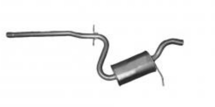 IZAWIT Middle silencer Article number: 23.187 cheaply