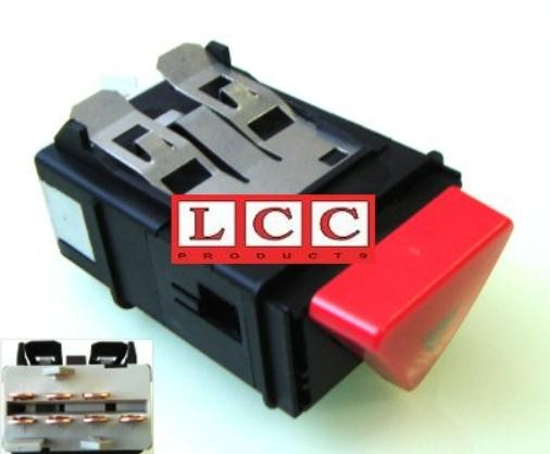 LCC LCC4004 Hazard Light Switch TRANSPORTER 2.5 TDI 151 PS Diesel 2003