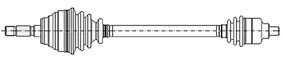 METELLI Drive shaft Article number: 17-0258 cheaply