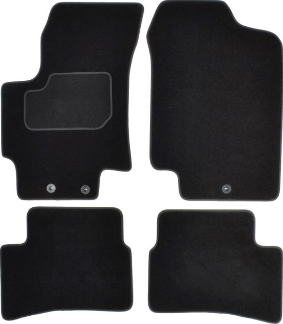 CUSTOPOL KIA215C Floor mats RIO MPI HEV 97 PS Petrol/Electric 2011