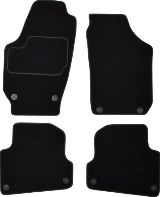 CUSTOPOL SKO35C Floor mats FABIA 1.4 TSI RS 180 PS Petrol 2014