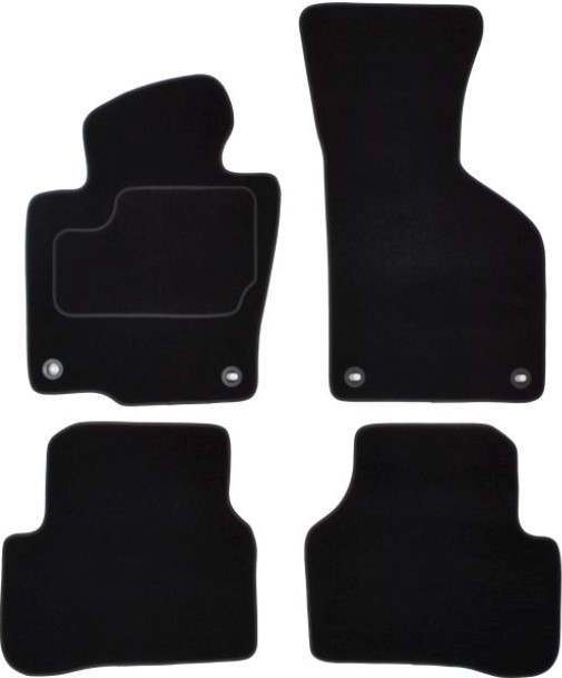 CUSTOPOL VW285C Floor mats PASSAT 1.4 TSI EcoFuel 150 PS Petrol/Natural Gas (CNG) 2011