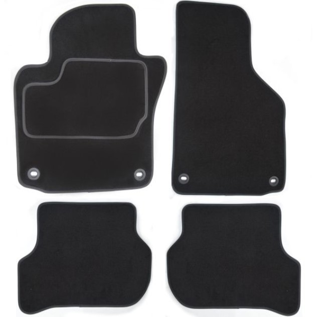 CUSTOPOL VW455C Floor mats T-ROC 1.0 TSI 110 PS Petrol
