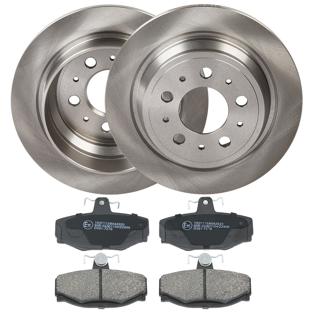 RIDEX Brake discs and pads set Article number: 3405B1869 cheaply