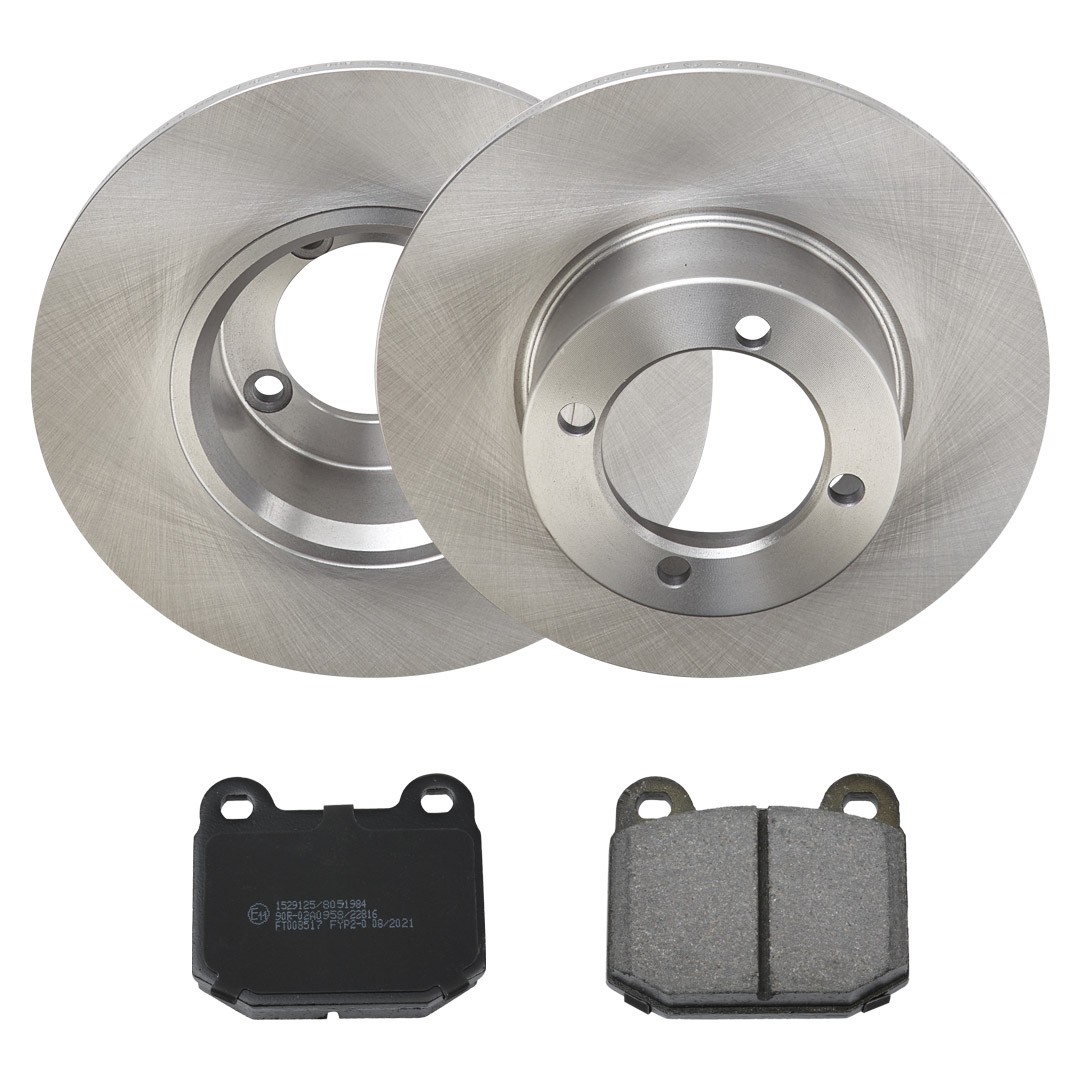 RIDEX Brake discs and pads set Article number: 3405B1918 cheaply