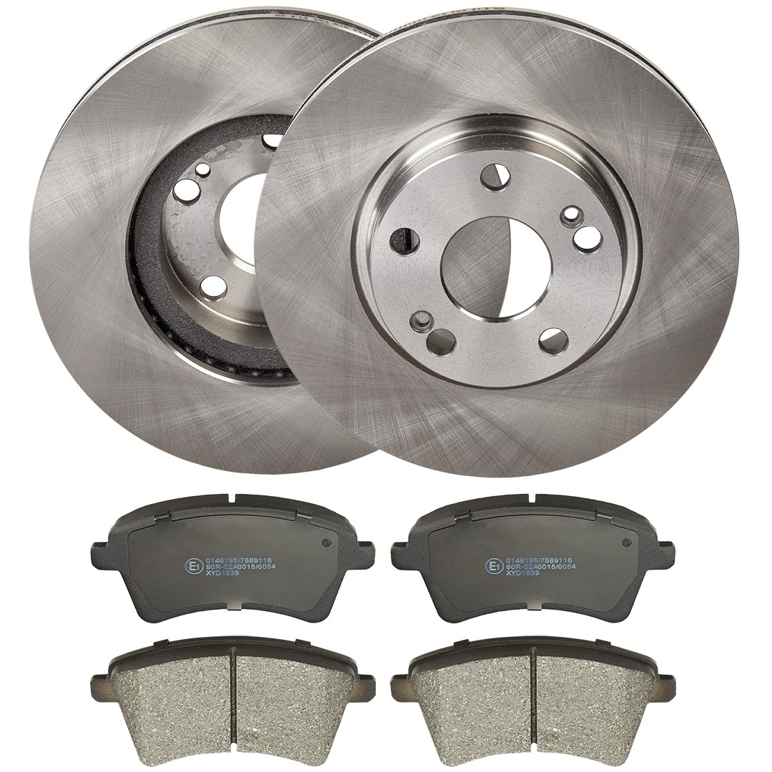 RIDEX Brake discs and pads set Article number: 3405B1950 cheaply